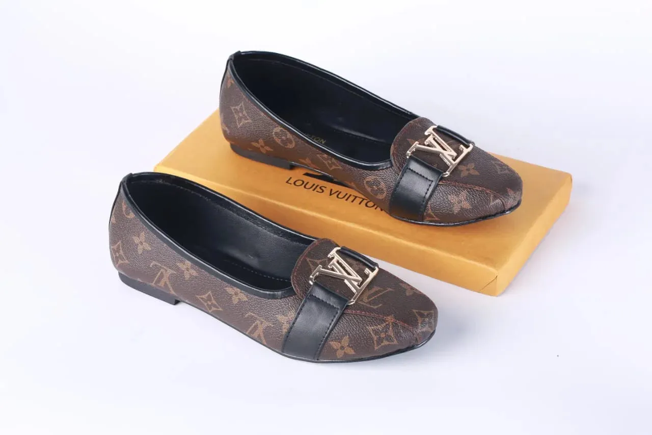 LV MONOGRAM FLAT SHOES