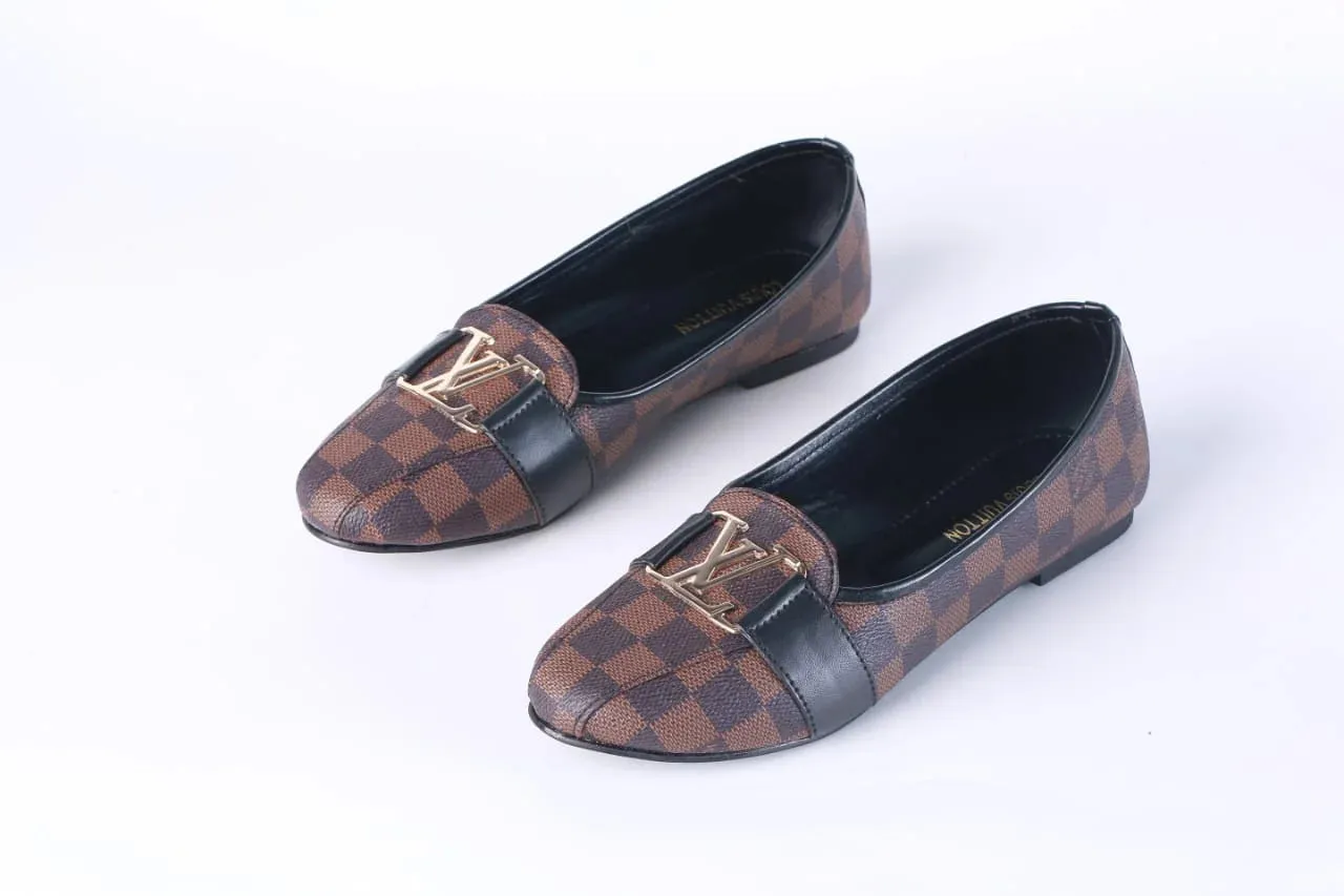 LV MONOGRAM FLAT SHOES