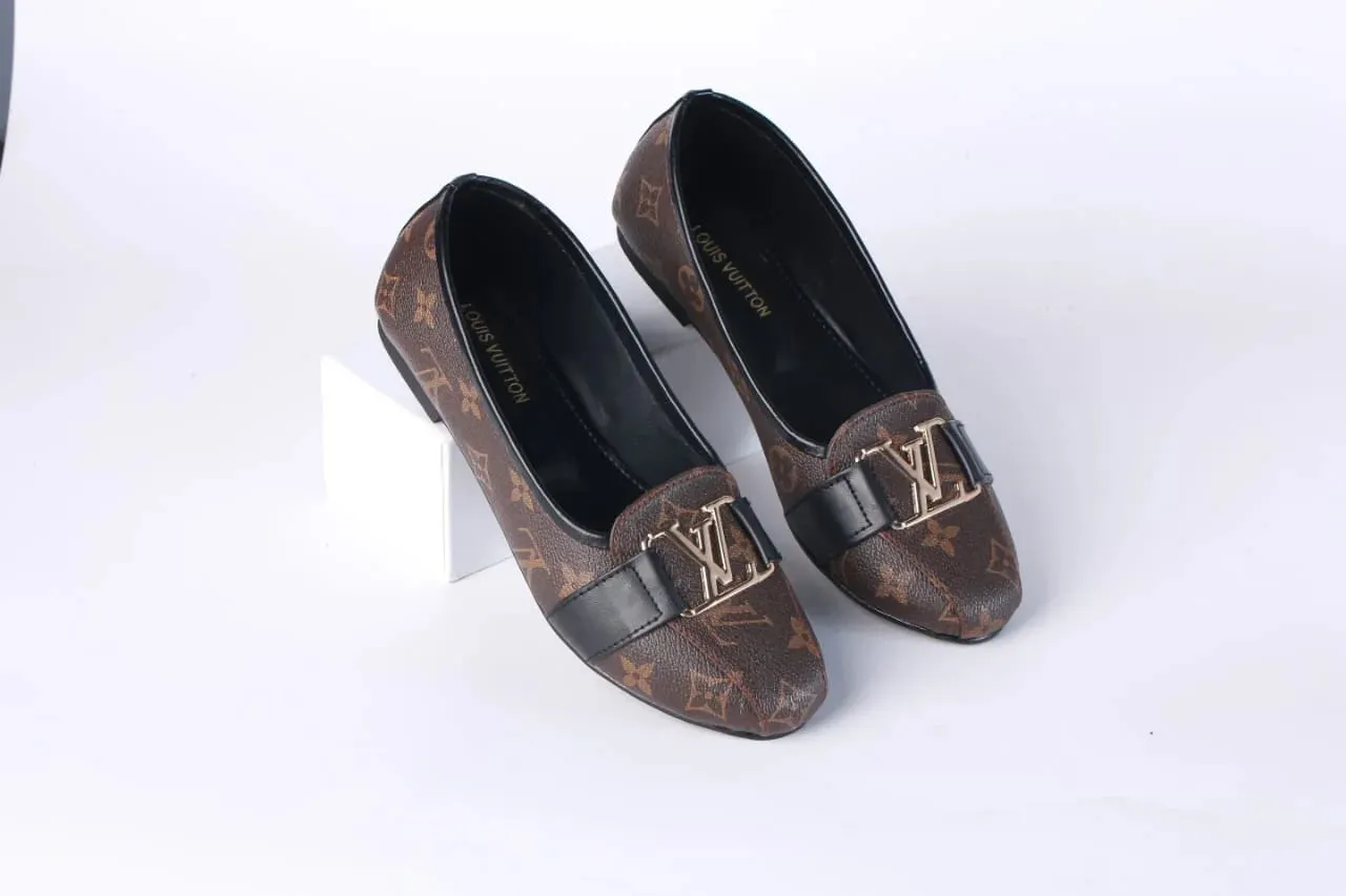 LV MONOGRAM FLAT SHOES