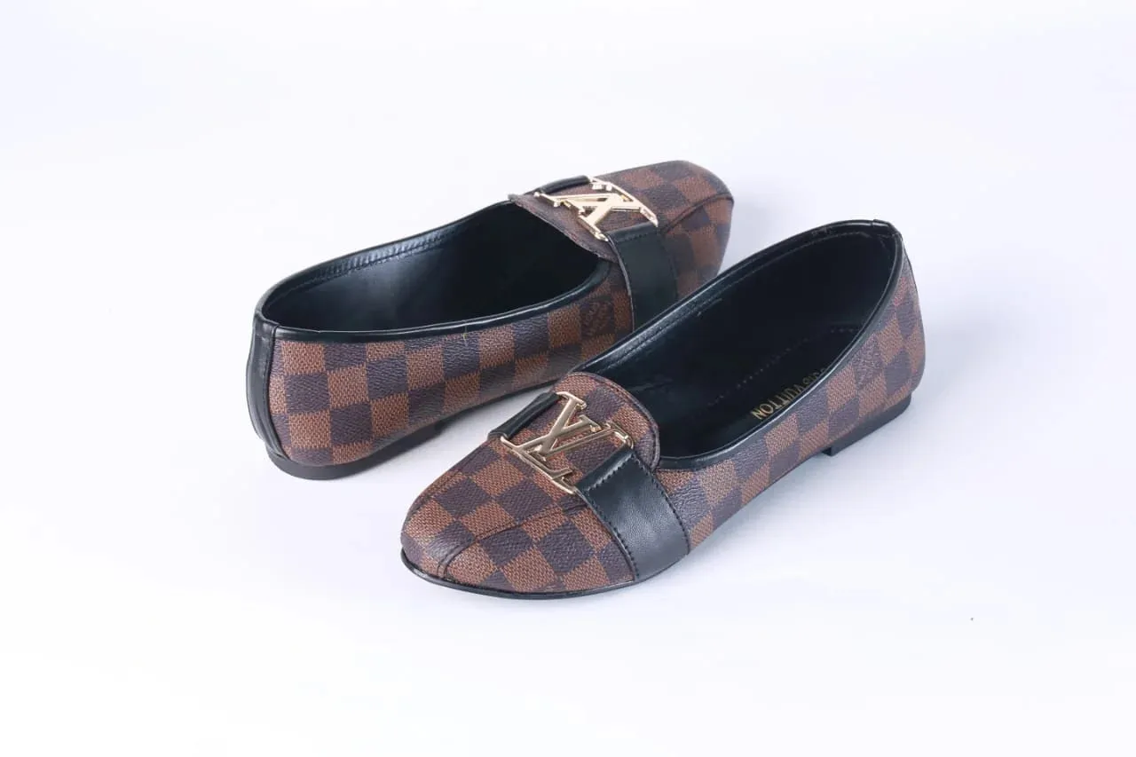 LV MONOGRAM FLAT SHOES