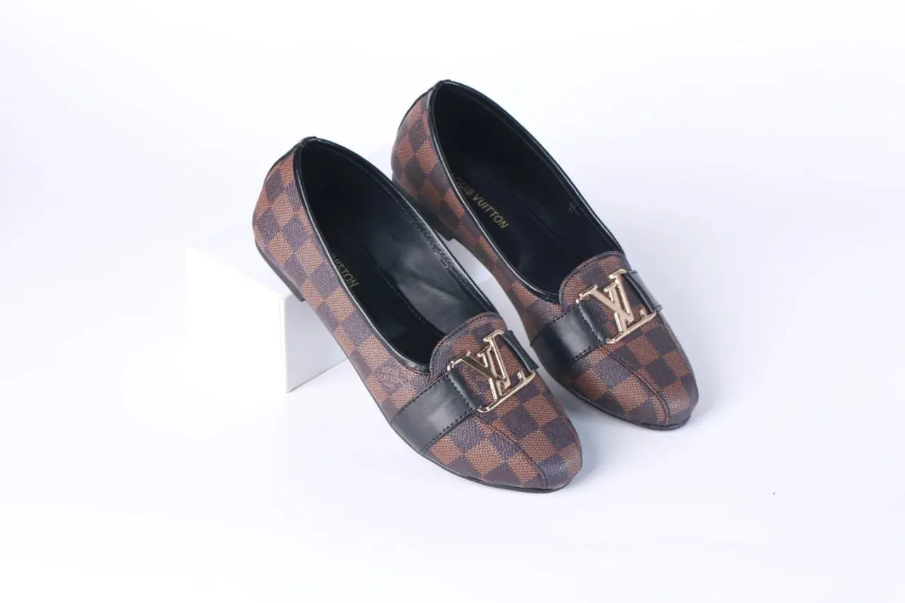 LV MONOGRAM FLAT SHOES