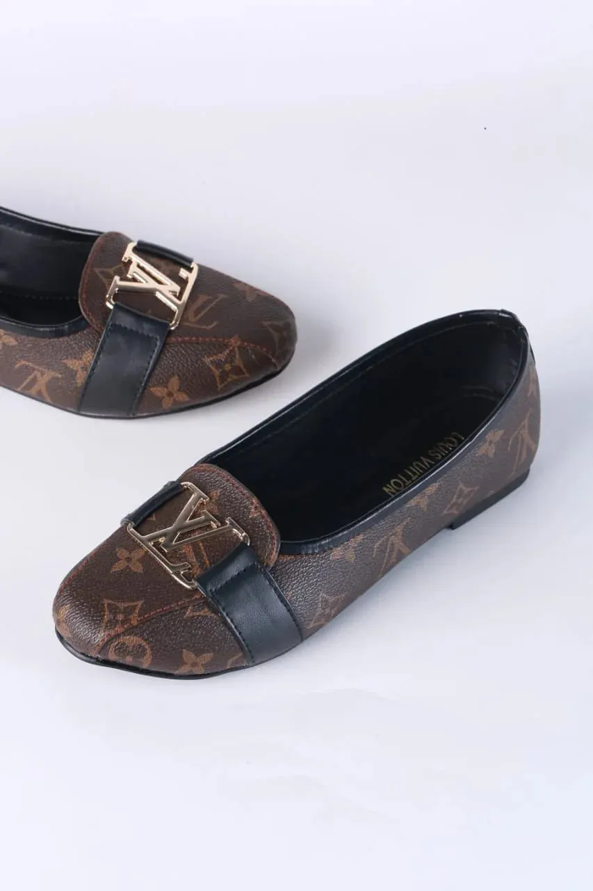 LV MONOGRAM FLAT SHOES