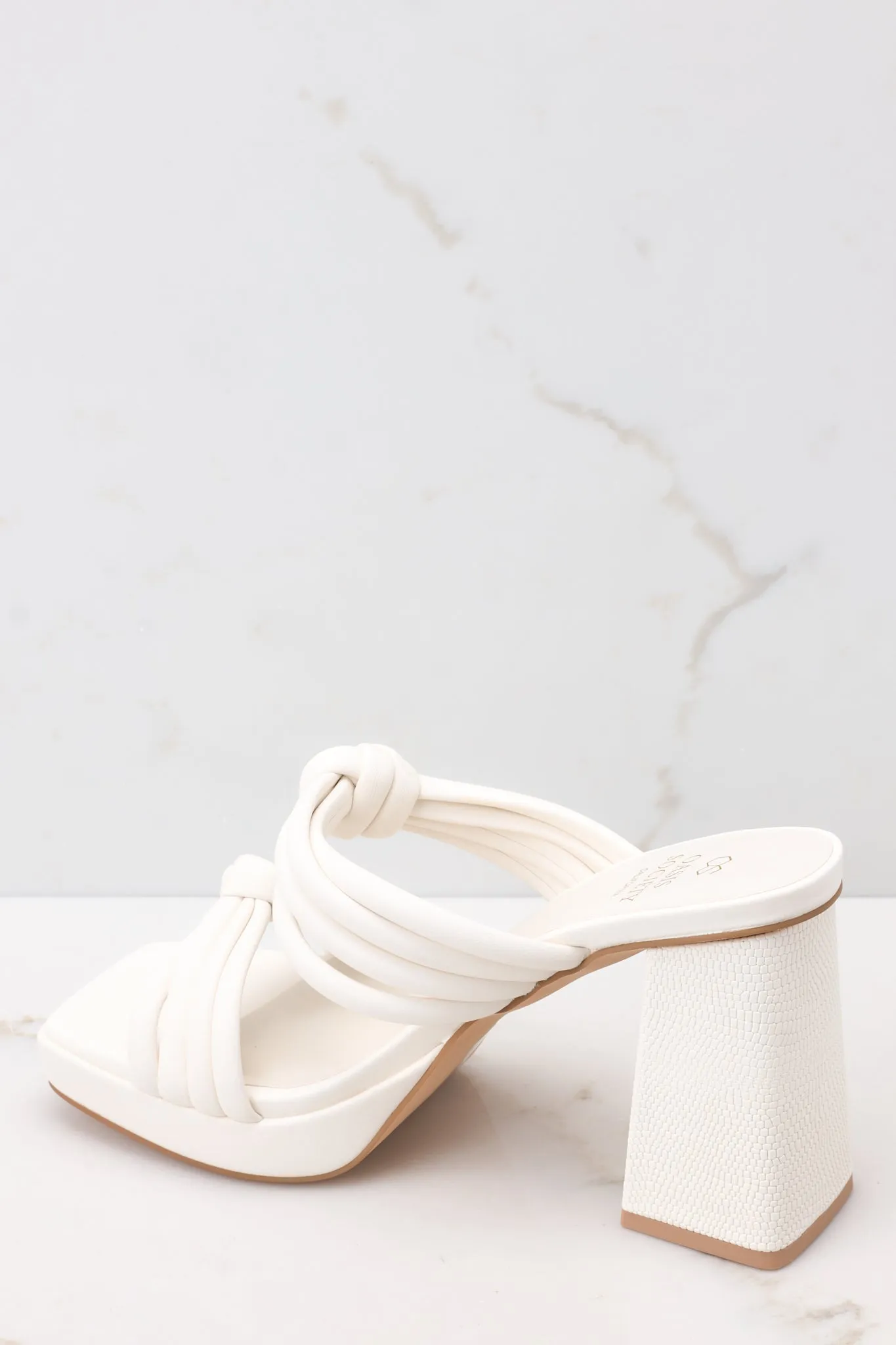 Made To Believe White Heels