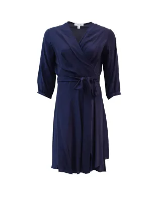 Mini Wrap Dress (Oxford)