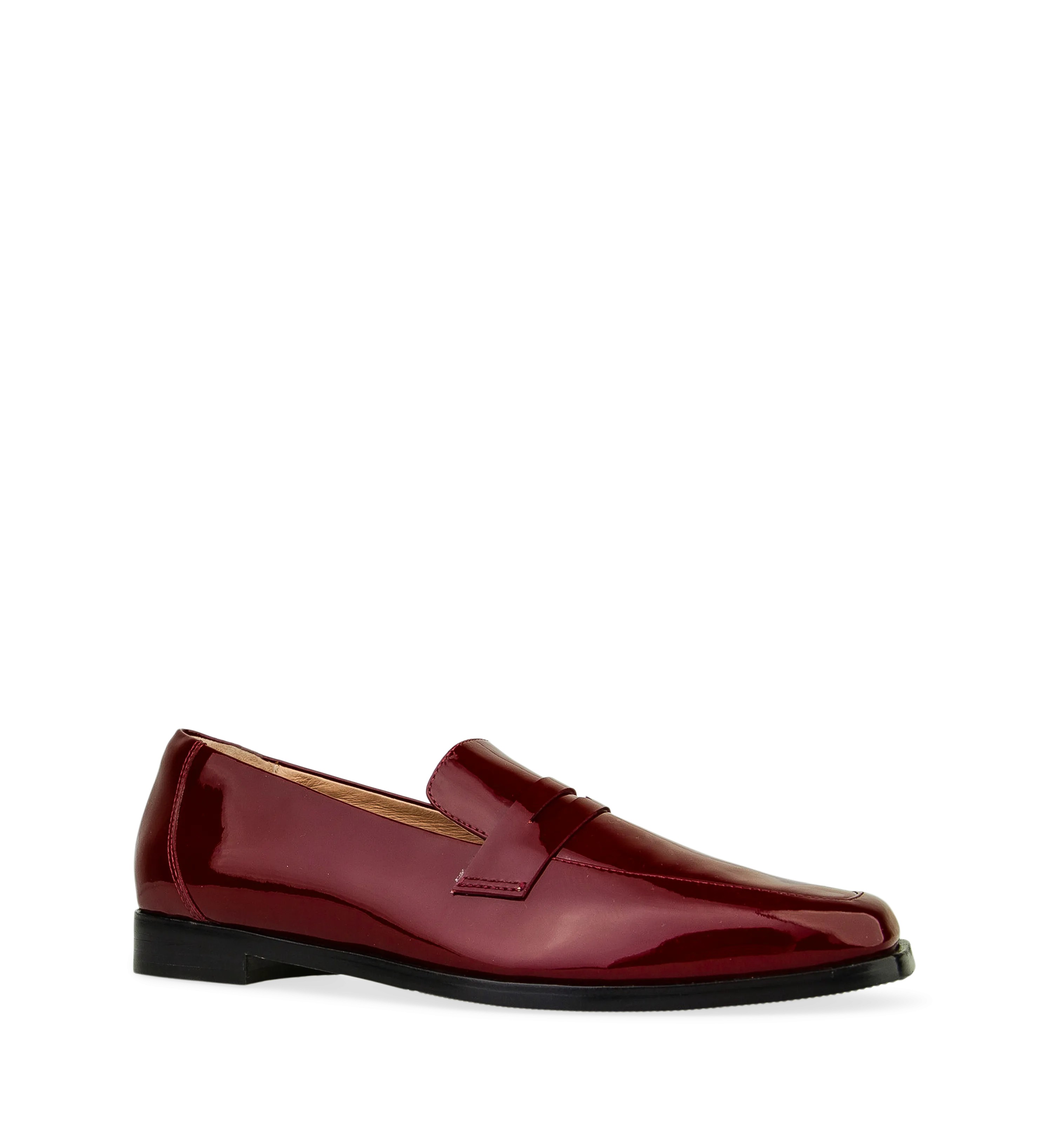 Piha Merlot Patent Leather Loafers