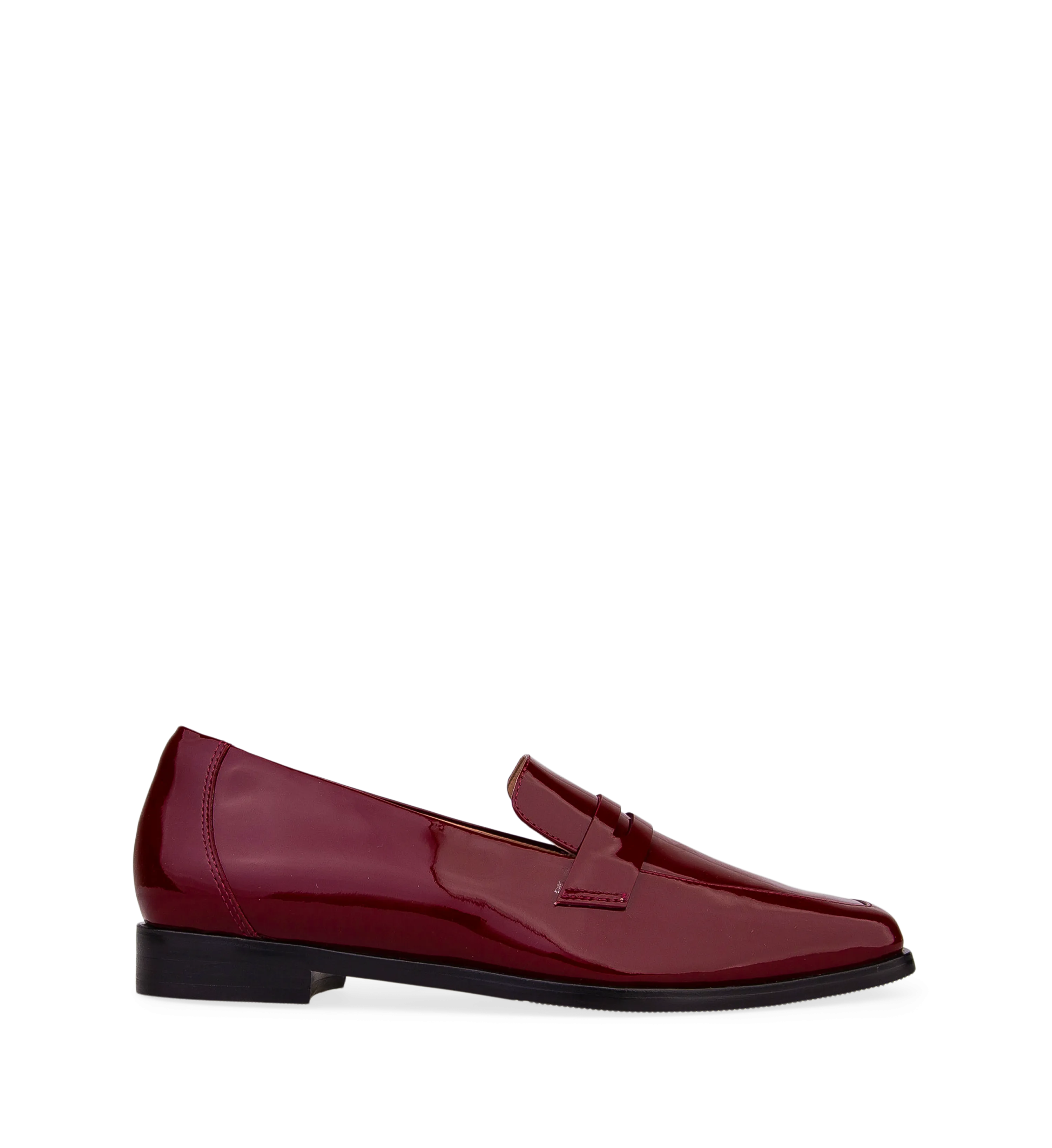 Piha Merlot Patent Leather Loafers