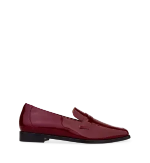 Piha Merlot Patent Leather Loafers