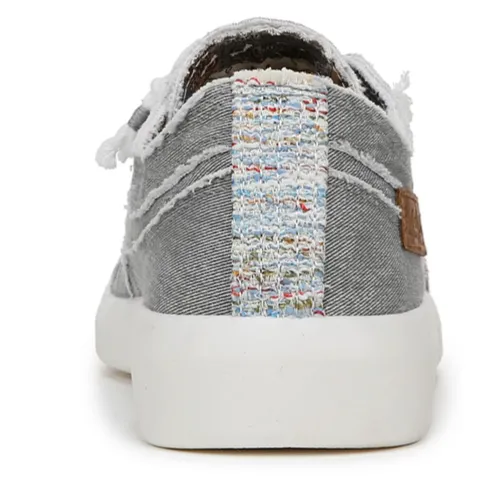 "Beachside" Slip On Canvas Sneaker in Raindrop Grey Twill by Blowfish Malibu