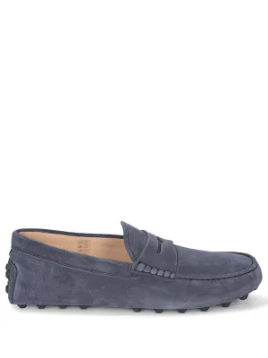 Rubber lugs Bubble blue loafers
