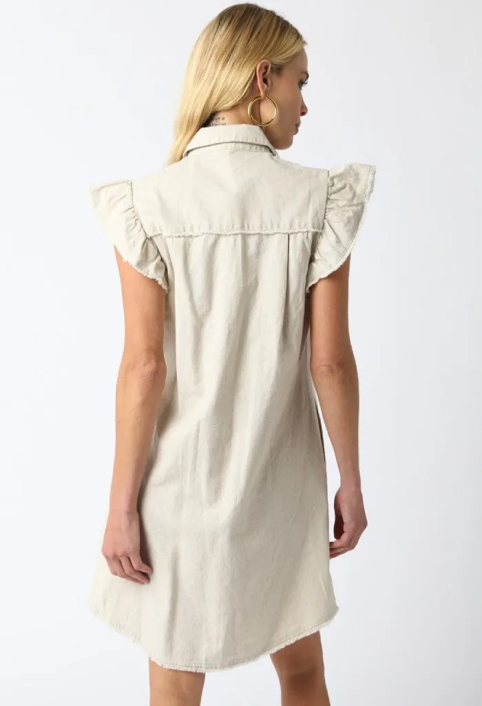 Seashell Linen Mini Dress