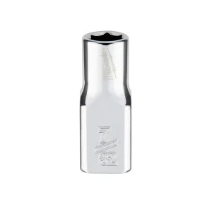 Socket - Milwaukee 1/4 in. Drive 7/32 in. SAE 6-Point Socket, 45-34-9002