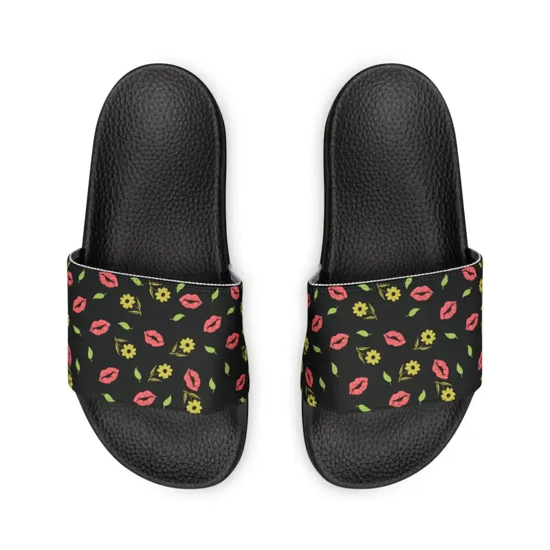 Summer Chic Womens Pu Slide Sandals