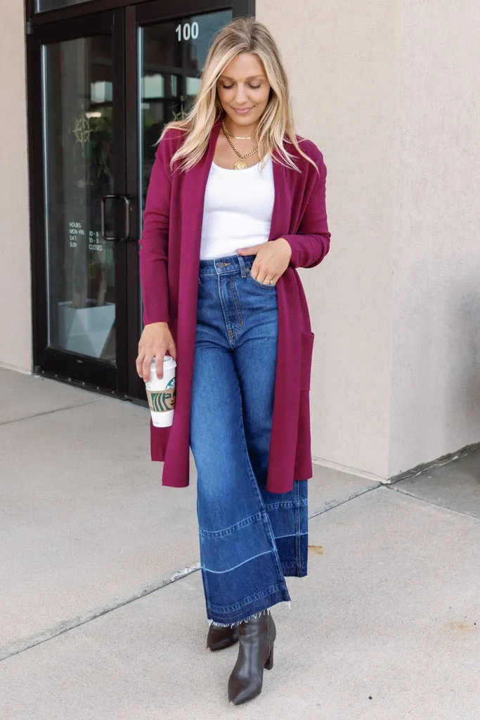 Veronica Beard Taylor Cropped Released Hem Jeans