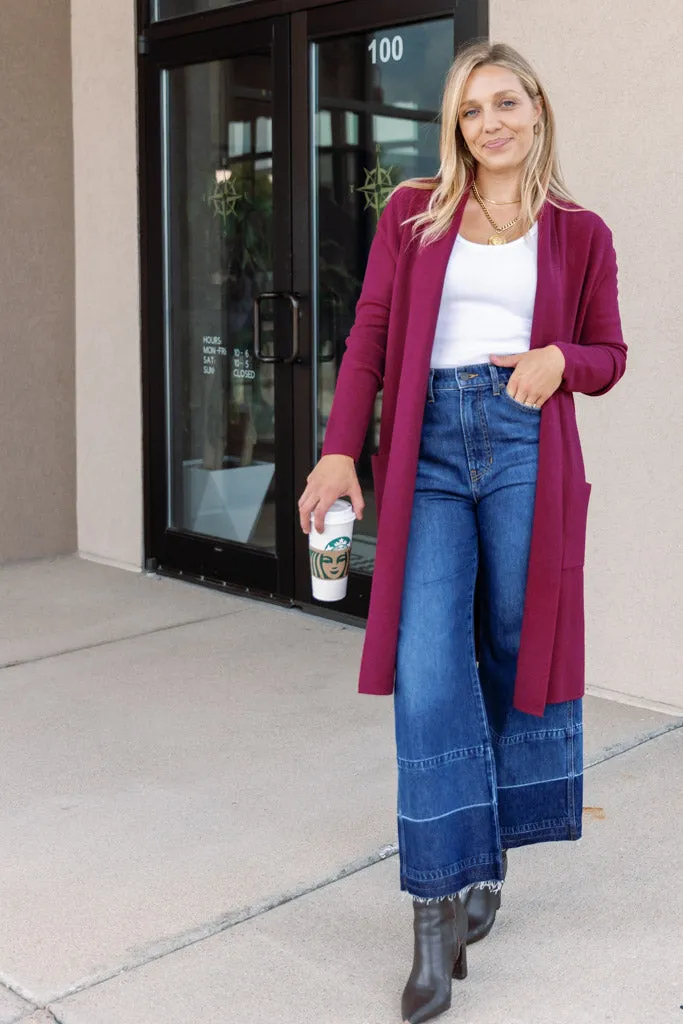 Veronica Beard Taylor Cropped Released Hem Jeans