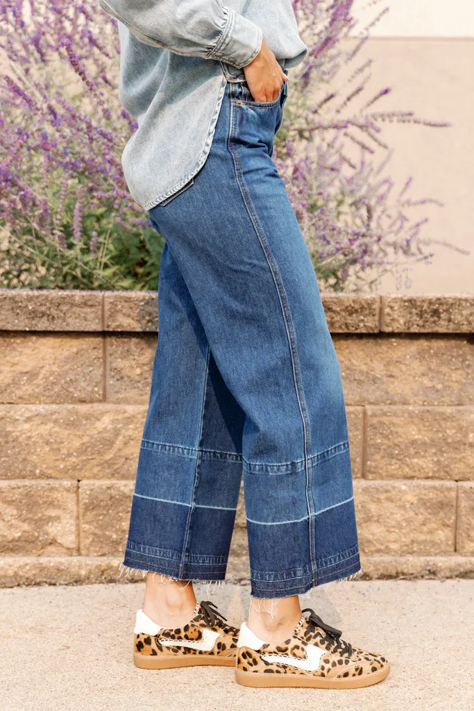 Veronica Beard Taylor Cropped Released Hem Jeans