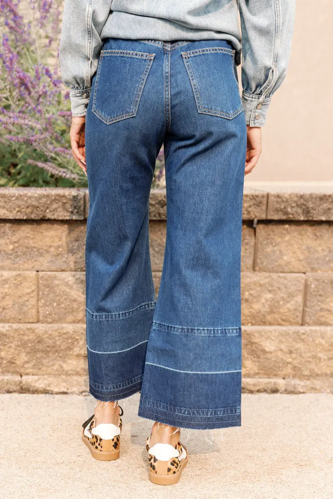 Veronica Beard Taylor Cropped Released Hem Jeans