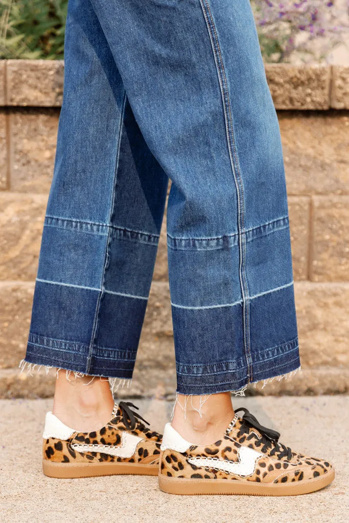 Veronica Beard Taylor Cropped Released Hem Jeans