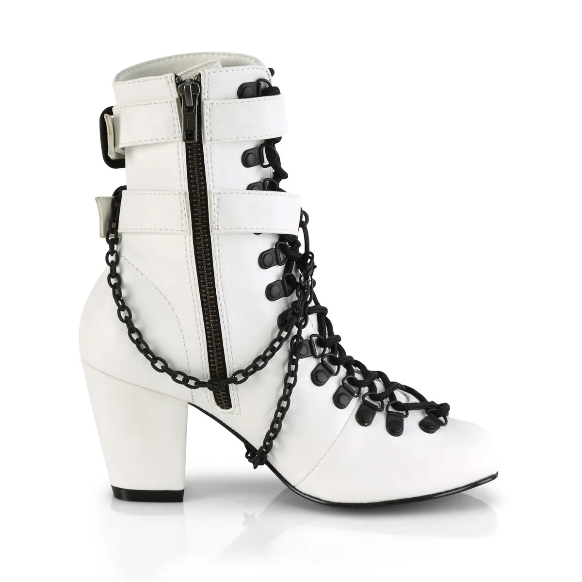 VIVIKA-128 Demoniacult Alternative Footwear Women's Ankle Boots