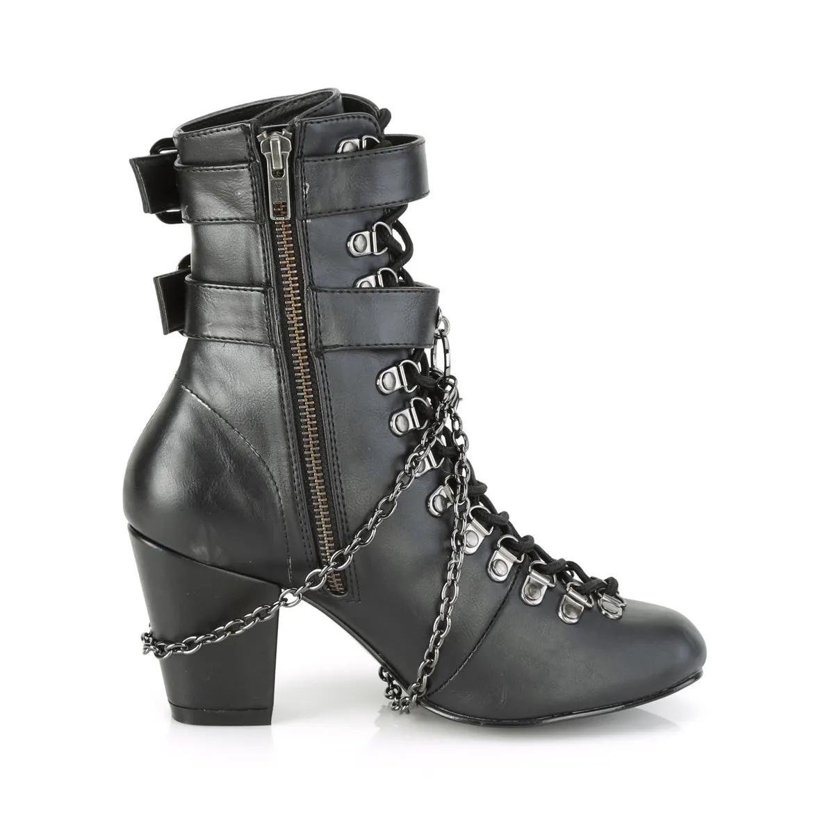 VIVIKA-128 Demoniacult Alternative Footwear Women's Ankle Boots