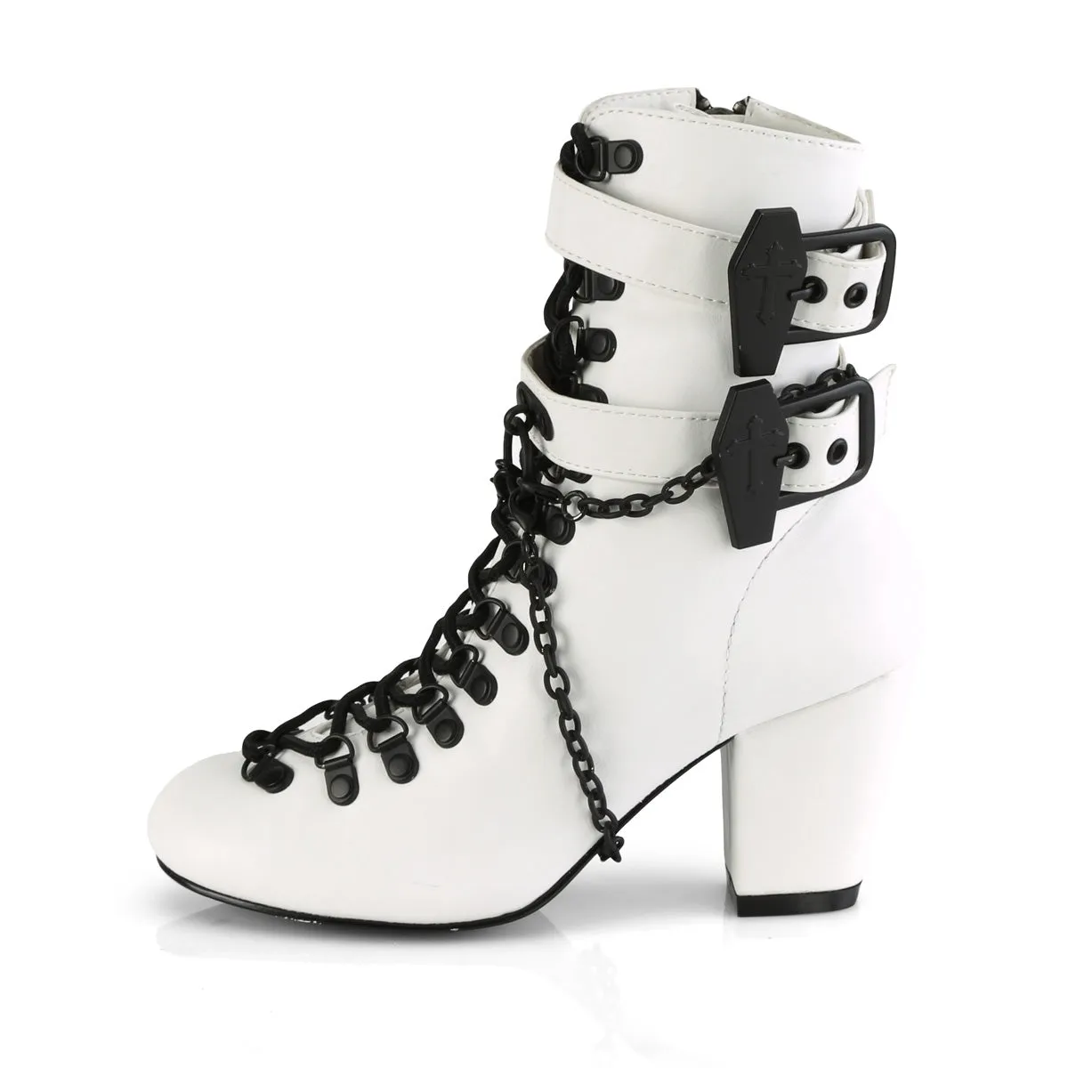 VIVIKA-128 Demoniacult Alternative Footwear Women's Ankle Boots