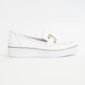 Zurina White White Sole